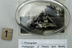 Photo of Penny and Becky Cooper, the family maid.