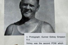 Gunner Sidney Simpson (Royal Artillery).
